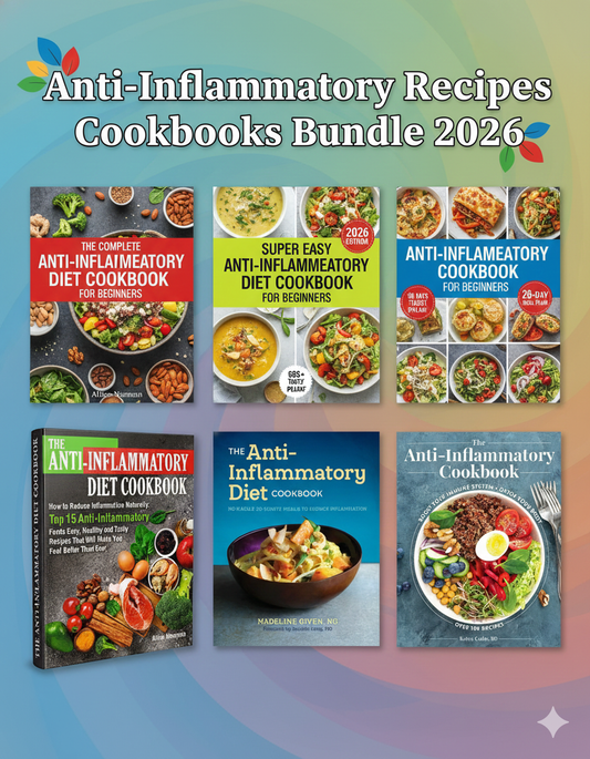 Anti-Inflammatory Recipes Cookbooks Bundle 2026